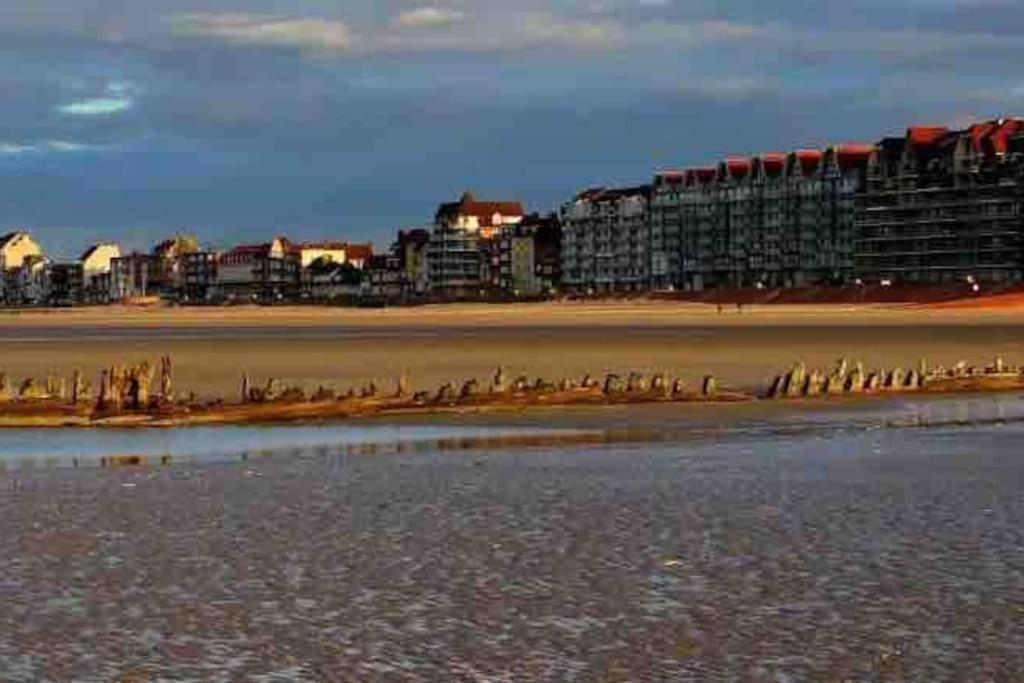 Face A La Mer, Appartement Rdc Bray Dunes Luaran gambar